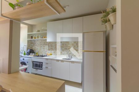 Sala/Cozinha de apartamento à venda com 1 quarto, 63m² em Centro, Canoas