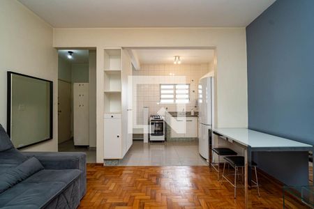 Sala de apartamento para alugar com 1 quarto, 42m² em Consolação, São Paulo