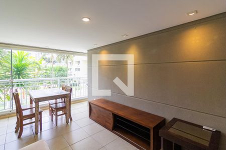 Varanda Gourmet de apartamento à venda com 3 quartos, 112m² em Chácara Santo Antônio (zona Sul), São Paulo