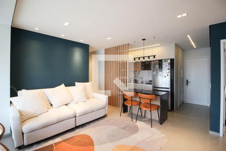 Sala de apartamento à venda com 2 quartos, 74m² em Indianópolis, São Paulo