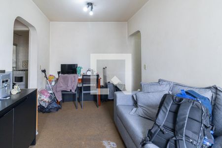 Sala de apartamento para alugar com 1 quarto, 40m² em Indianópolis, São Paulo