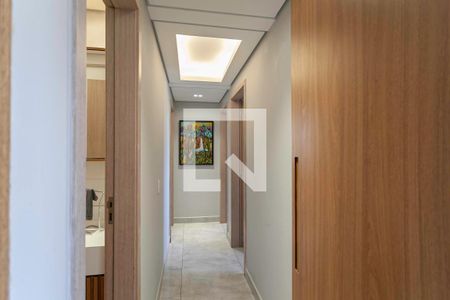 Corredor de apartamento à venda com 3 quartos, 76m² em Paquetá, Belo Horizonte