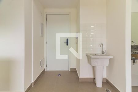 Sala e Cozinha e Lavanderia de apartamento para alugar com 1 quarto, 31m² em Butantã, São Paulo