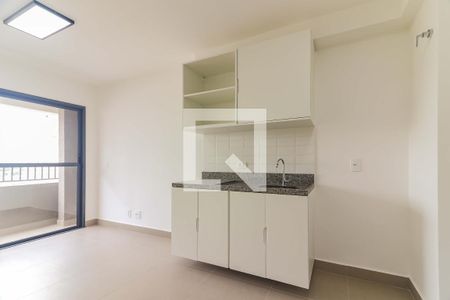 Sala e Cozinha e Lavanderia de apartamento para alugar com 1 quarto, 31m² em Butantã, São Paulo