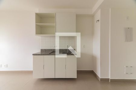 Sala - Cozinha - Lavanderia de apartamento para alugar com 1 quarto, 31m² em Butantã, São Paulo