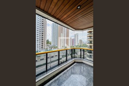 Varanda da Sala de apartamento para alugar com 3 quartos, 132m² em Água Rasa, São Paulo