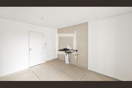 Sala e cozinha de apartamento à venda com 1 quarto, 32m² em Centro, Osasco