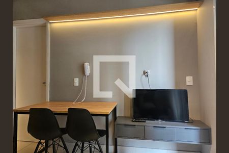 Sala de kitnet/studio para alugar com 1 quarto, 26m² em Jardim Caravelas, São Paulo