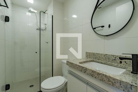 Banheiro de apartamento para alugar com 1 quarto, 25m² em Sacoma, São Paulo