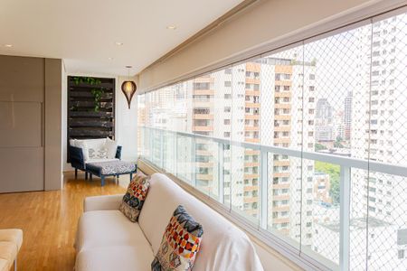 Varanda da Sala de apartamento à venda com 4 quartos, 255m² em Perdizes, São Paulo