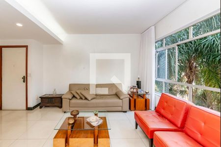 Sala de apartamento à venda com 3 quartos, 108m² em Luxemburgo, Belo Horizonte