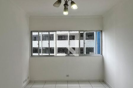 Sala de apartamento para alugar com 1 quarto, 58m² em Itararé, Santos
