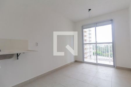 Sala/Cozinha de kitnet/studio para alugar com 1 quarto, 27m² em Penha de França, São Paulo