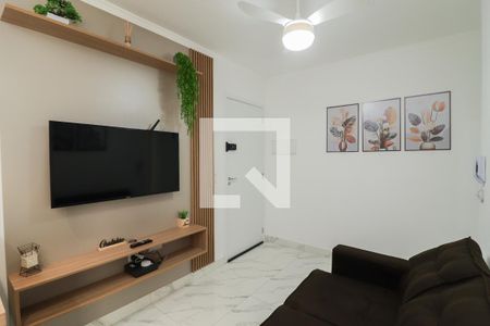 Sala/Cozinha/Área de Serviço de apartamento à venda com 1 quarto, 30m² em Parque Peruche, São Paulo
