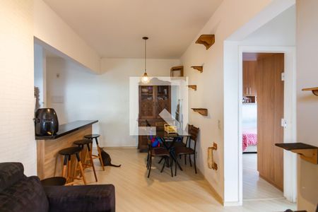 Sala  de apartamento à venda com 2 quartos, 49m² em Jaguaribe, Osasco