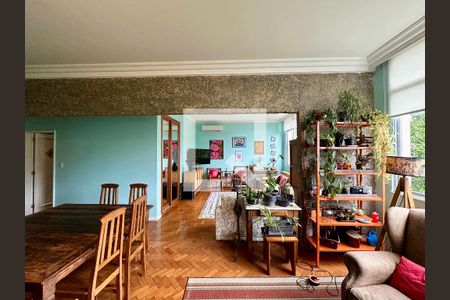 Sala de apartamento à venda com 2 quartos, 118m² em Cosme Velho, Rio de Janeiro