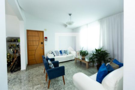 sala piso 1 de apartamento à venda com 3 quartos, 230m² em Riacho das Pedras, Contagem