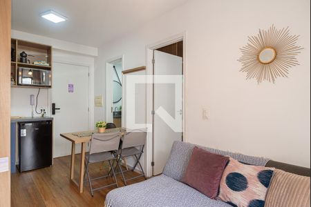 Sala de apartamento para alugar com 1 quarto, 29m² em Bela Vista, São Paulo