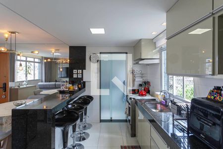Sala/Cozinha de apartamento à venda com 2 quartos, 61m² em Renascença, Belo Horizonte