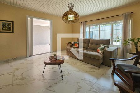 Sala de casa para alugar com 3 quartos, 150m² em Jardim Virgínia, Guarujá