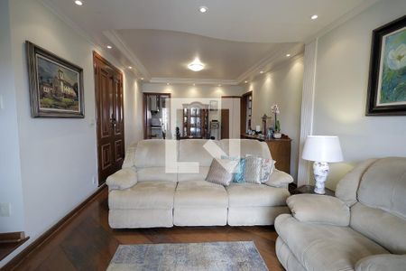 Sala de apartamento à venda com 4 quartos, 140m² em Vila Valparaíso, Santo André