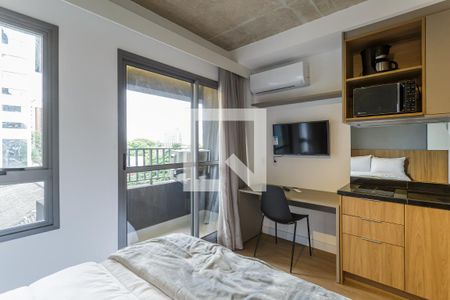 Studio de kitnet/studio para alugar com 1 quarto, 22m² em Indianópolis, São Paulo