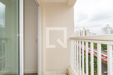 Varanda da Sala/Cozinha de kitnet/studio para alugar com 1 quarto, 29m² em Brás, São Paulo