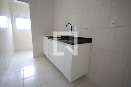 Cozinha de apartamento para alugar com 2 quartos, 55m² em Campestre, Santo André