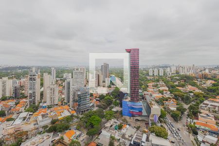 Vista da Varanda de apartamento à venda com 1 quarto, 98m² em Pinheiros, São Paulo
