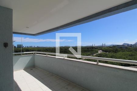 Sala - Varanda  de apartamento à venda com 3 quartos, 115m² em Barra da Tijuca, Rio de Janeiro