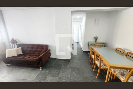 Detalhe Sala de apartamento para alugar com 3 quartos, 89m² em Embaré, Santos