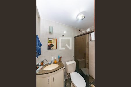 Banheiro da Suíte de apartamento à venda com 3 quartos, 65m² em Buritis, Belo Horizonte