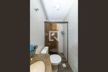 Banheiro da Suíte de apartamento à venda com 3 quartos, 65m² em Buritis, Belo Horizonte