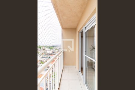 Varanda da Sala de apartamento à venda com 1 quarto, 28m² em Vila Alpina, São Paulo