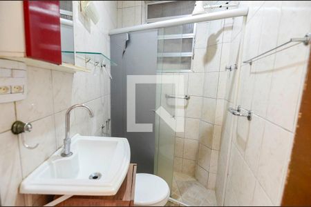 Banheiro Social de apartamento para alugar com 1 quarto, 40m² em Tijuca, Rio de Janeiro