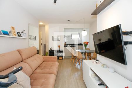 Sala de Estar e Jantar de apartamento à venda com 2 quartos, 56m² em Jardim Paulista, São Paulo