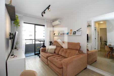 Sala de Estar e Jantar de apartamento à venda com 2 quartos, 56m² em Jardim Paulista, São Paulo