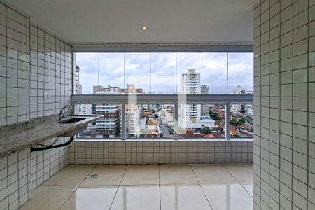 Sacada  de apartamento para alugar com 2 quartos, 81m² em Guilhermina, Praia Grande