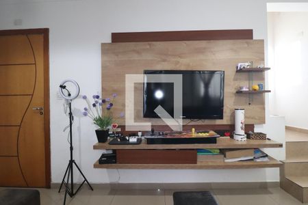 Sala de apartamento para alugar com 3 quartos, 100m² em Vila Linda, Santo André