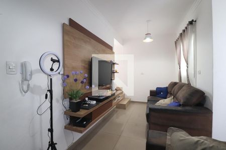 Sala de apartamento para alugar com 3 quartos, 100m² em Vila Linda, Santo André