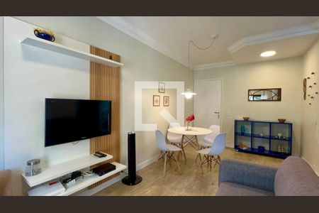 Sala de TV de apartamento à venda com 1 quarto, 38m² em Jardim Paulista, São Paulo