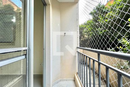 Varanda da Sala/Cozinha de apartamento para alugar com 2 quartos, 47m² em Vila Parque Jabaquara, São Paulo
