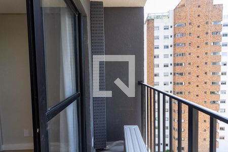 Varanda de apartamento à venda com 1 quarto, 31m² em Campo Belo, São Paulo