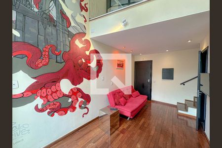 Sala/Cozinha de apartamento para alugar com 1 quarto, 50m² em Pompeia, São Paulo