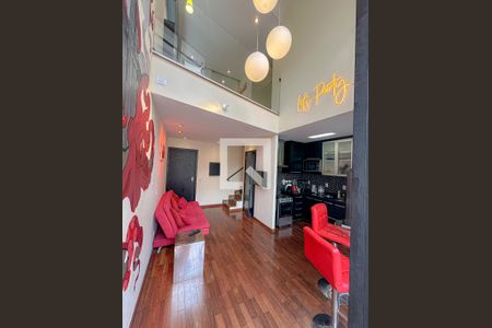 Sala/Cozinha de apartamento para alugar com 1 quarto, 50m² em Pompeia, São Paulo