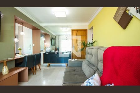 Sala de apartamento para alugar com 2 quartos, 80m² em Vila Caiçara, Praia Grande