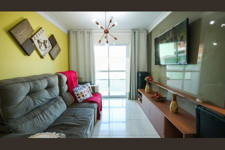 Sala de apartamento para alugar com 2 quartos, 80m² em Vila Caiçara, Praia Grande