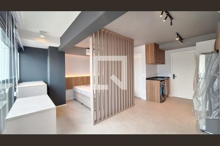 Sala/Cozinha/Área de serviço de apartamento para alugar com 1 quarto, 32m² em Pompeia, São Paulo