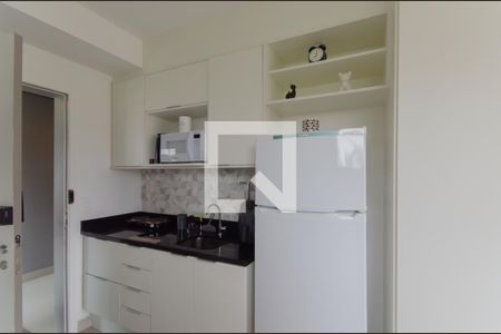 Cozinha de kitnet/studio para alugar com 1 quarto, 27m² em Vila Mariana, São Paulo