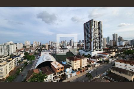 Vista da Sala de apartamento para alugar com 1 quarto, 80m² em Aparecida, Santos